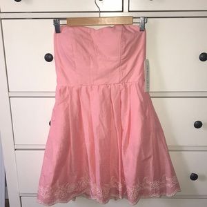 urban girl strapless dress